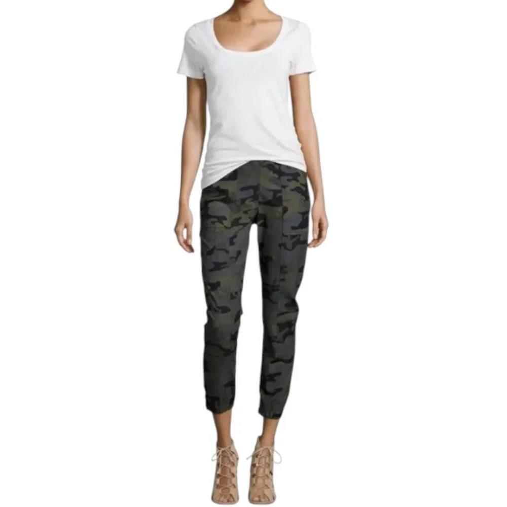 Veronica Beard 'Field Cargo'Camouflage Pants‎  Woll Blend size 6 $395